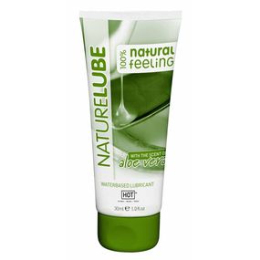 Лубрикант на водній основі Hot Nature Lube Aloe Vera, 30 мл Sex Aura