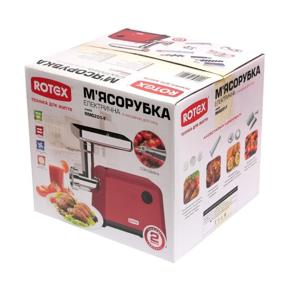 Мясорубка с соковыжималкой ROTEX RMG201-T | Зображення 9