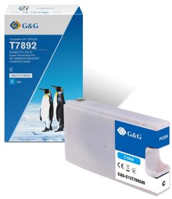Картридж G&amp;G для Epson WF-5110/WF-5620 cyan XXL (4000 стр) (G&amp;G-C13T789240)