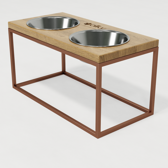 Миски на подставке для средних и больших собак Hollky Base L (2 × 0,95 л) BL-422120-GLNT | Зображення 2