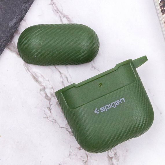 Футляр SGP Shockproof для наушников Airpods 1/2 Pine green | Зображення 4