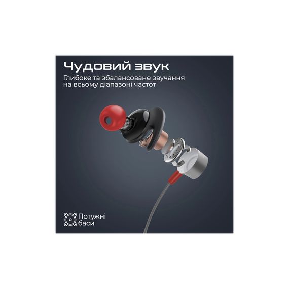 Навушники Promate Blend Black (blend.black) | Зображення 4