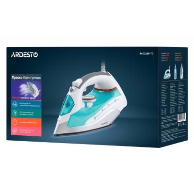 Утюг Ardesto IR-C2228-TQ/2200Вт/280мл/пар/ самоочищення /антикапля /керам (IR-C2228-TQ) | Зображення 7