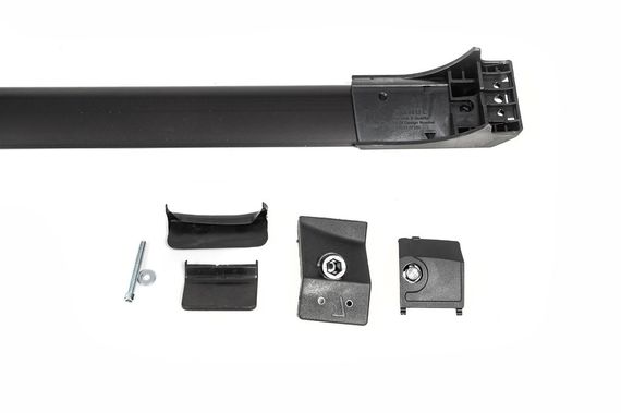 Поперечени на рейлінги без ключа Flybar (2 шт) Чорний для Citroen Berlingo 1996-2008 рр | Зображення 2