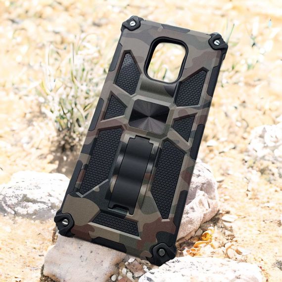 Протиударний чохол Tactics Military для Xiaomi Redmi Note 9S / 9 Pro колір Зелений