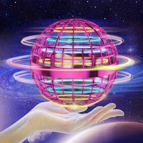 Летающий шар с LED подсветкой и USB, FLYING SPINNER / Сенсорный спиннер для детей / Шар бумеранг