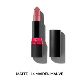Зволожувальна матова губна помада Avon "Ультра" 14 Яскравий ліловий  (14 Maiden Mauve) 3,6г
