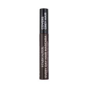 Туш натуральна для зафарбовування сивини волосся Чорна Stargazer Every Day Hair Mascara Black