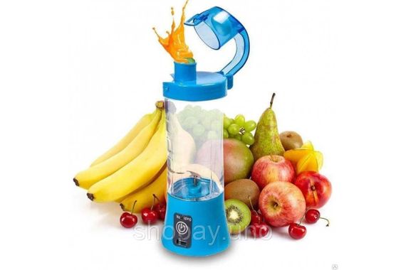 Кружка – блендер Juice Cup NG-01 · Фитнес – шейкер для смузи с USB зарядкой · Портативная соковыжималка с функцией Power Bank | Зображення 2