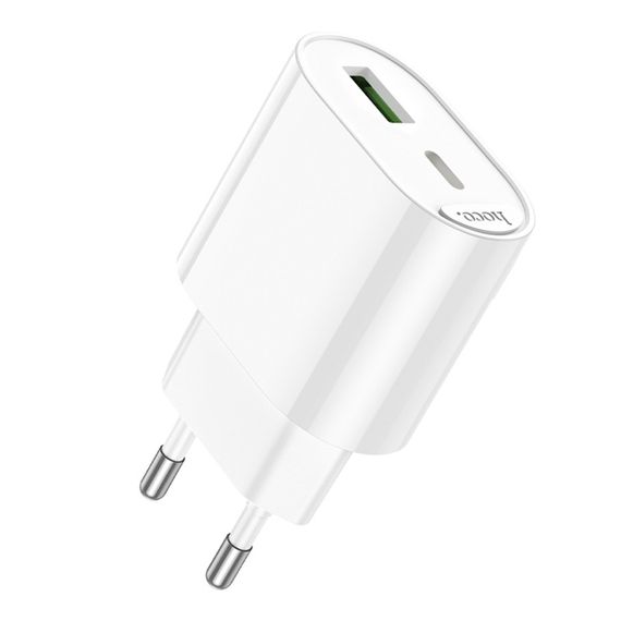 Мережевий зарядний пристрій Hoco C109A 1 USB-C/1USB PD/QC 20W | Зображення 4