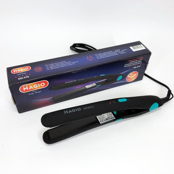 Випрямляч для волосся MAGIO MG-576, Гофре плойка прасок для волосся, Професійна праска | Зображення 8