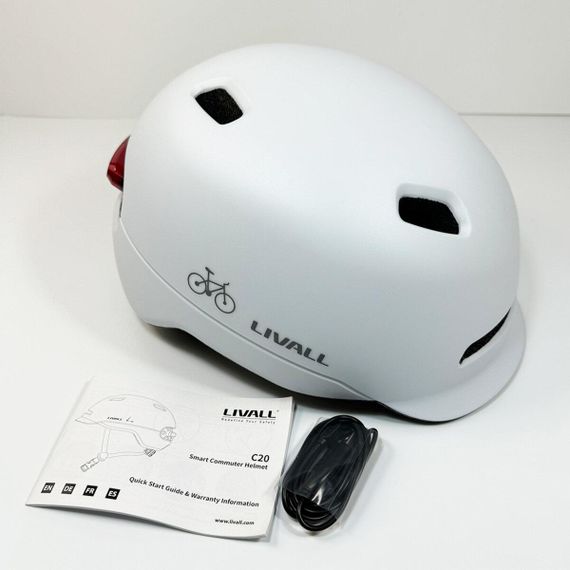 Захисний шолом Livall C20 (L) White (57-61см) | Зображення 7