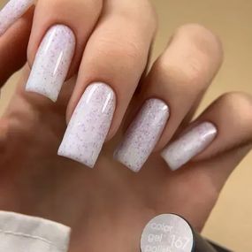 Гель-лак Valeri 167 "Білий йогурт із крихтою" 6мл