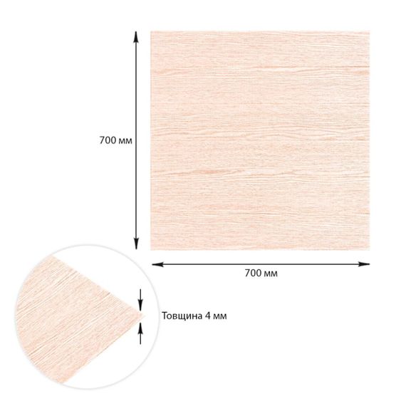 Самоклеюча декоративна 3D панель 700x700x4мм Карамельне дерево (080) SW-00000560 | Зображення 2