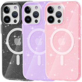 Чохол TPU Galaxy Sparkle (MagFit) для Apple iPhone 14 Pro (6.1")