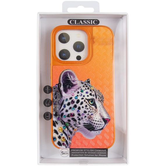 Чохол TPU+PC Crystal Hunt with Magnetic Fit для Apple iPhone 16 Pro (6.3") Orange | Зображення 5
