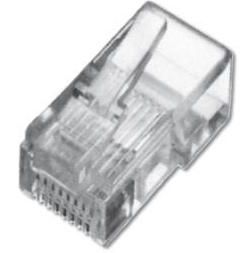 Коннектор DIGITUS RJ11 6P4C, 100шт. (A-MO6/4SF)