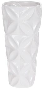 Декоративна ваза Шарлотта d=15x30см білий глянець ceramic