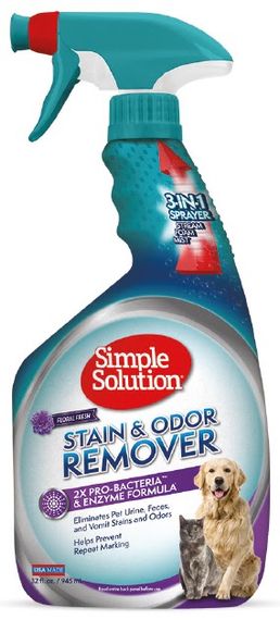 Нейтралізатор запаху та плям Simple Solution Stain & Odor Remover Floral Scent 946 мл