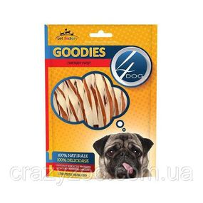 Ласощі для собак 4Dog GOODIES курячий твіст 100 г 5949060207903