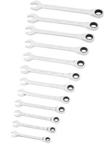 Набір Stanley із 12 комбінованих ключів з тріскачкою STMT82847-0