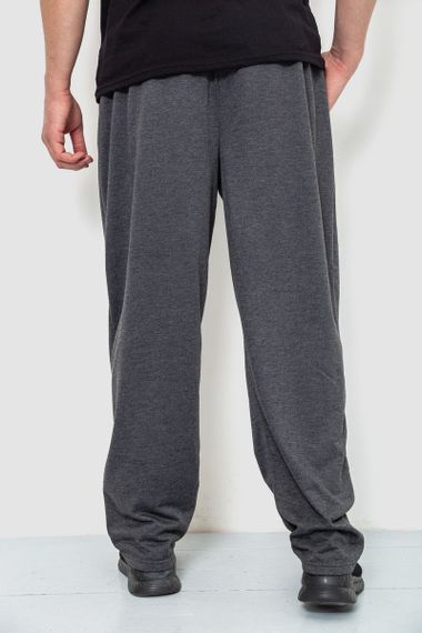 Спорт штани чоловічі, колір темно-сірий, 244R10018 | Зображення 3