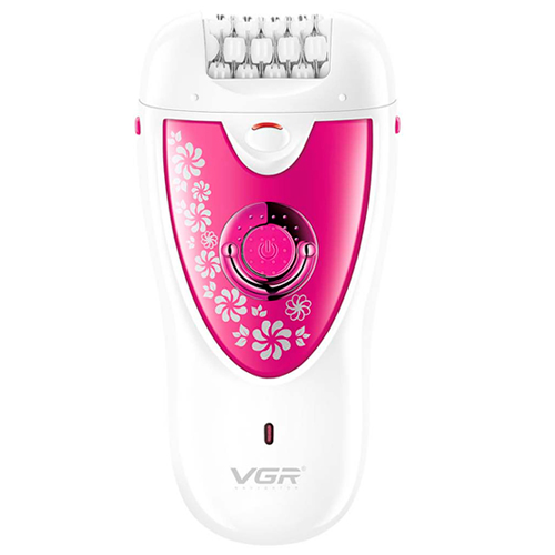 Эпилятор женский аккумуляторный с подсветкой VGR 2 в 1 V-722, 2 насадки | Зображення 1