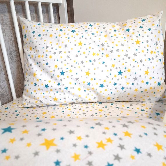 Комплект постільної білизни у ліжечко SoundSleep Stars дитячий фланель 112х147 см (94337884) | Зображення 5