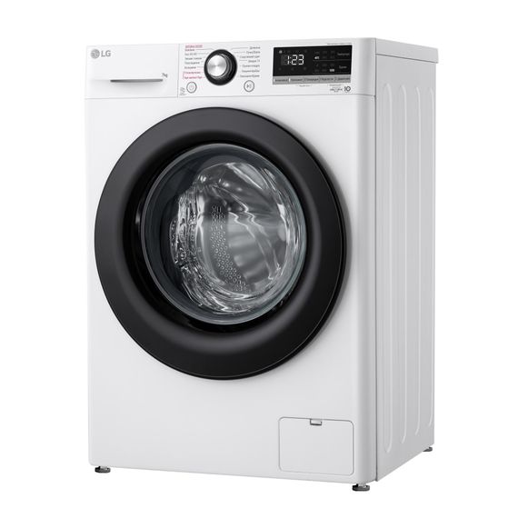 Стиральная машина фронтальная, 7кг, 1200, A+++, 48см, дисплей, пара, инвертор, белый (F2V3HS6WW) | Зображення 4
