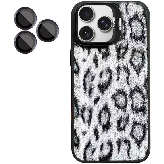 Чохол TPU+PC Wild Leopard with Magnetic Fit and Lens для Apple iPhone 15 Pro (6.1") Black | Зображення 2