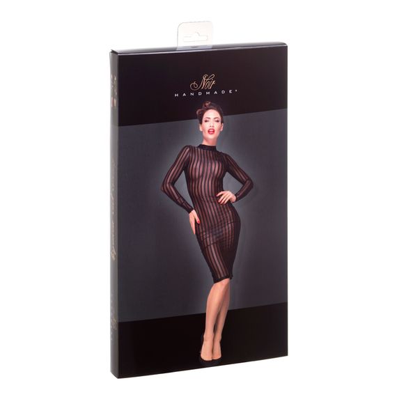 Сукня з мокрим ефектом Noir Handmade F182 Classic dress made of elastic tulle, XL | Зображення 5