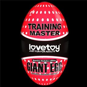 Мастурбатор - Traning Master Giant Egg Masturbator Red