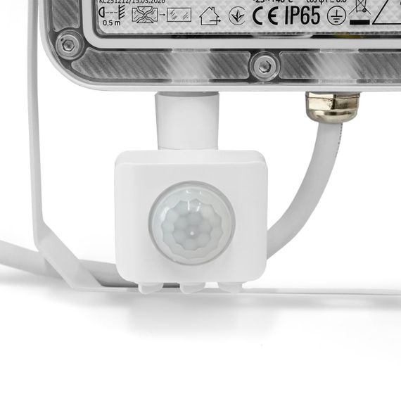 Світлодіодний прожектор VIDEX F5 30W 3000-5000-6500K з датчиком руху 230V White (VL-F5-030CW-S) | Зображення 3