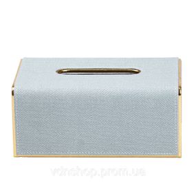 Салфетница на стол текстильная 21 х 13.5 х 9 см Мятный HP9806M