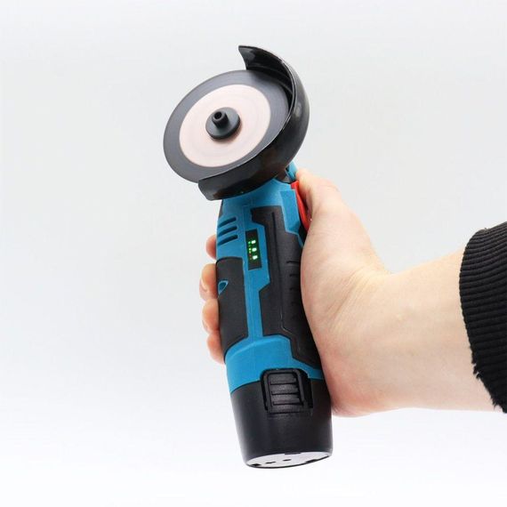 Аккумуляторная болгарка в кейсе + аккумулятор 12V, диск 75мм / Угловая шлифовальная машина / Мини болгарка | Зображення 6