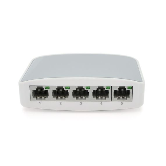 Коммутатор Ethernet ONV-H1005S в пластиковом корпусе, 5x100Мб портов, 5В 1А ч | Зображення 2