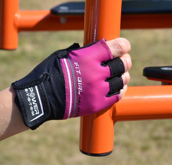 Рукавички для фітнесу Power System PS-2920 Fit Girl Evo Pink XS | Зображення 7