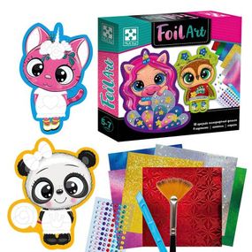Набор для творчества "Foil Art. Волшебные зверушки" (укр)