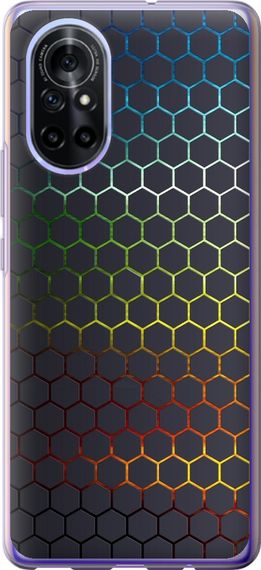 Чехол на Huawei Nova 8 Переливающиеся соты "498u-2245-17620"