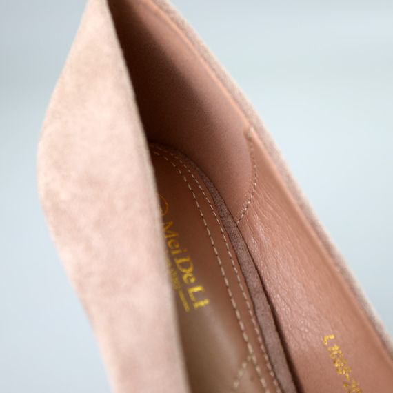 Туфлі човники жіночі 591454 Бежеві 36 37 38 39 40 | Зображення 4