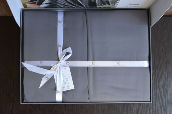 Постельное белье First Choice Cotton Satin 200х220 Snazzy Anthrasite | Зображення 2