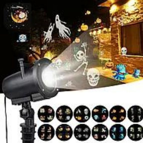 Лазерний Проектор XPRO Star Shower projection outdoor light halloween YU120 чорний (GR- 63_433) | Зображення 3