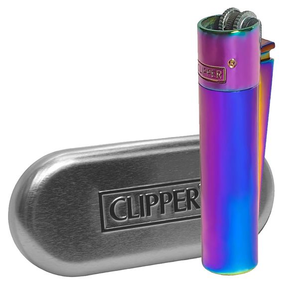 Металева Запальничка CLIPPER Газова Metal Icy color