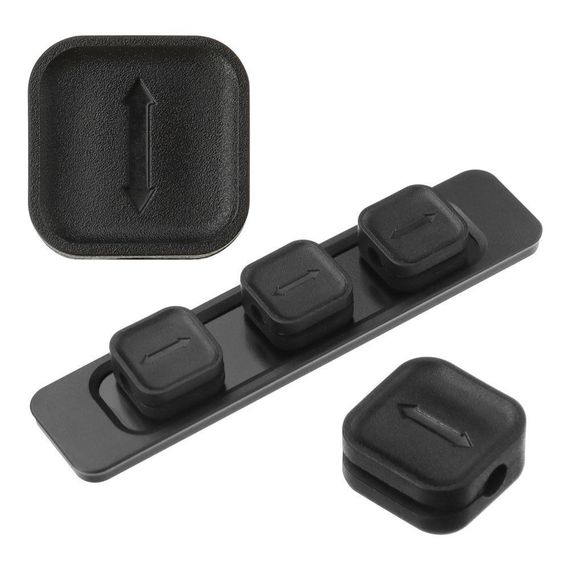 Тримач органайзер Primo TKM4 для USB кабелів магнітний - Black | Зображення 1