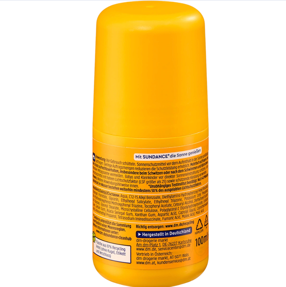 Дитячий сонцезахисний ролик SUNDANCE Sonnenroller Kids LSF 50, 100 ml | Зображення 1