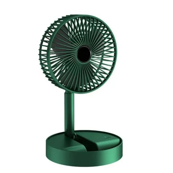 Портативний міні вентилятор для дому Telescopic Folding Fan Складаний настільний вентилятор із USB зарядкою | Зображення 2