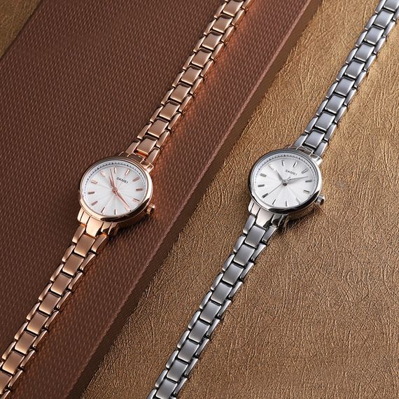 Жіночий годинник Skmei 1410SI Silver | Зображення 4