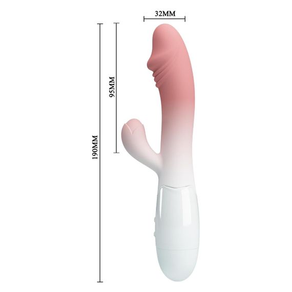 Вибратор-кролик PRETTY LOVE - SNAPPY, light pink, 30 vibration functions Sex Aura | Зображення 2