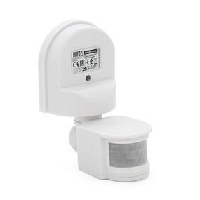 Датчик руху + сутінковий 1000W 220-240V IP44 180 градусів. 140x115x60мм. білий