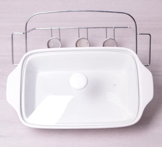 Марміт Kamille Food Warmer керамічна форма 2.4л 33см з підігрівом | Зображення 3
